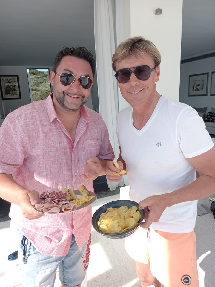 Denny Schönemann mit Hansy Vogt